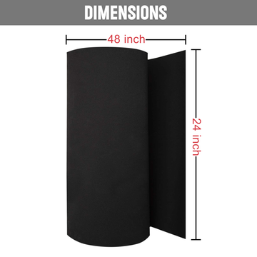 L200 XLPE FOAM SHEETS – 1/2″ THICK – BLACK/NATURAL
